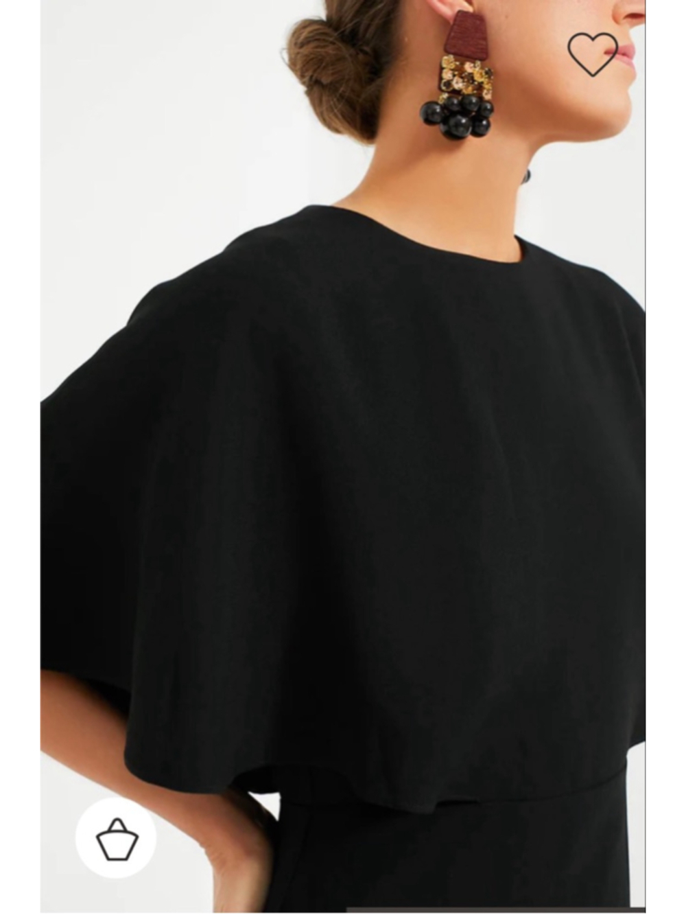 NWT Tuckernuck Black Cape Leah Dress 10 - Picture 2 of 4